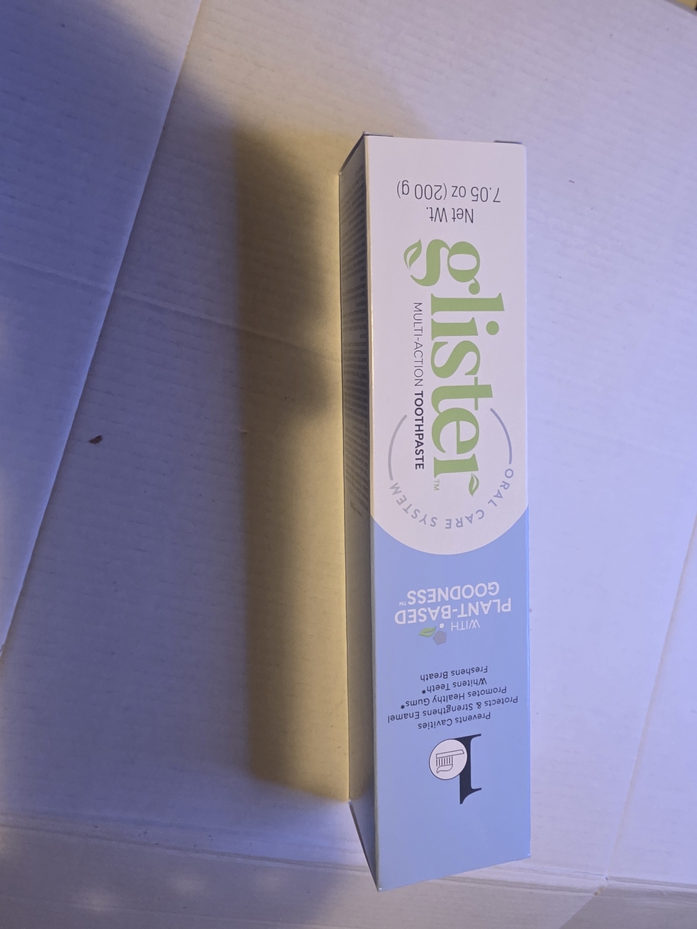 Plant-Based Toothpaste - White & Light Blue